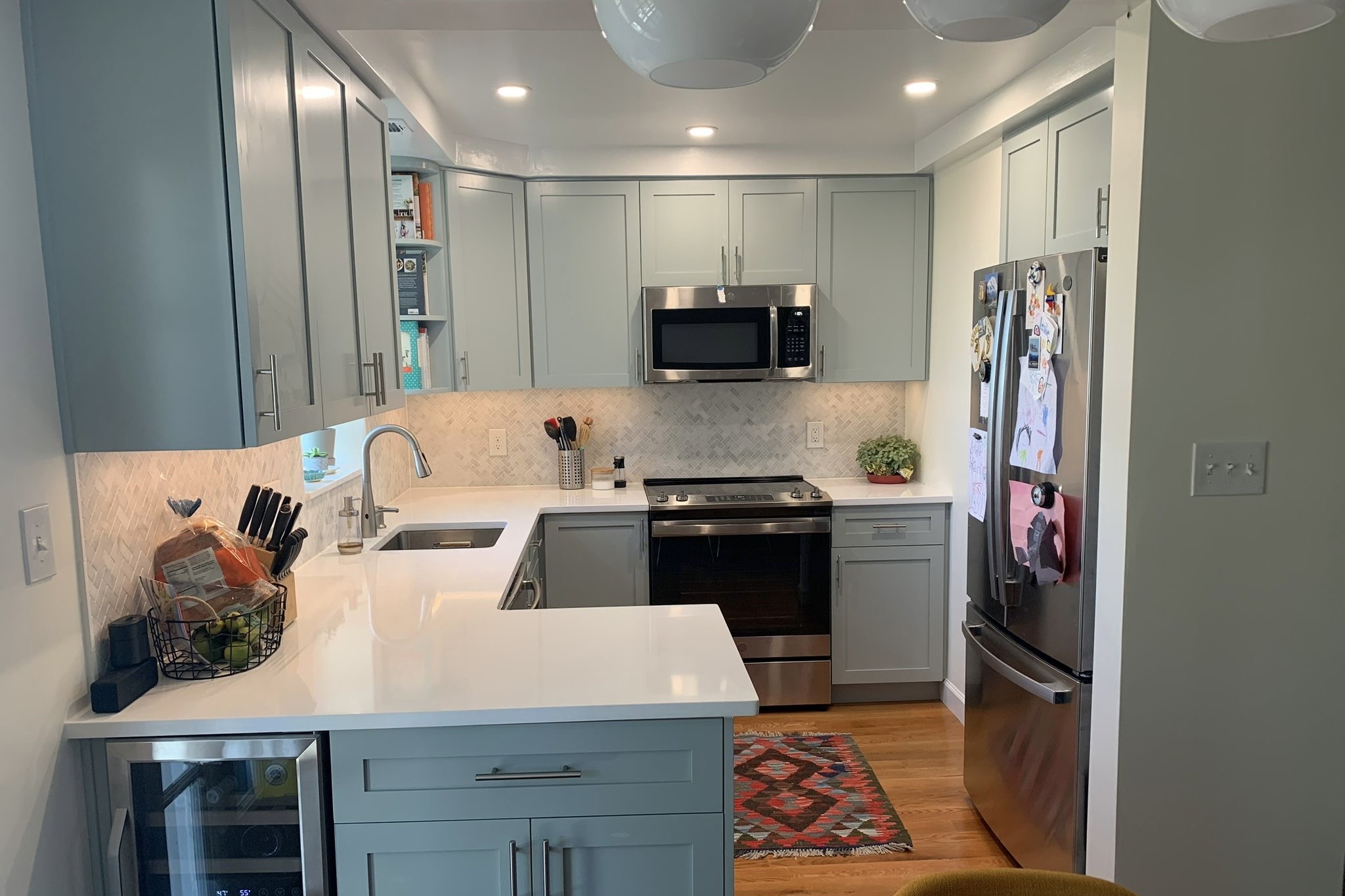 Interior remodeling and custom cabinetry project by NC Home Remodeling LLC
